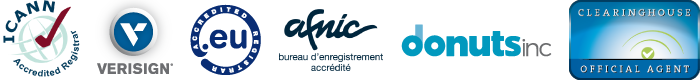 Systonic est accrédité ICANN, Verisign, EUrid, Afnic, Donuts, TMCH